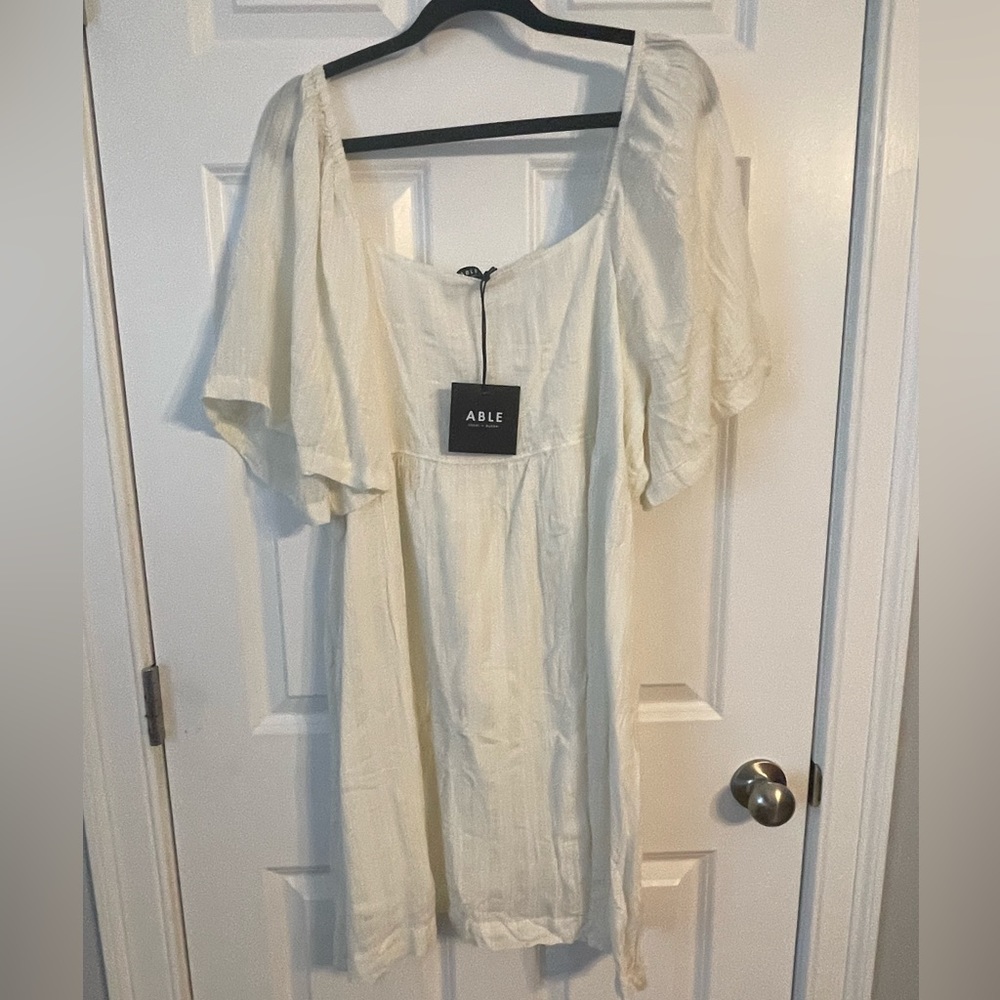 ABLE Sharon Square Neck Dress Size XXL